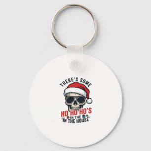 Chaveiro Caveira de Natal Ho Ho Ho Humor Design