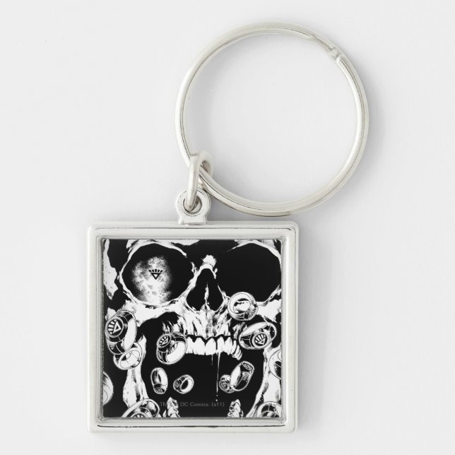 Chaveiro Caveira e Anéis (Frente)