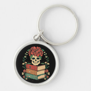 Chaveiro Caveira Floral nos seus Livros