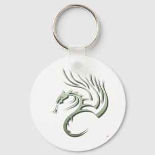 Chaveiro Cawthorne o dragão verde metálico