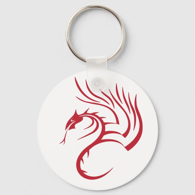 Chaveiro Cawthorne, o Dragão Vermelho (Frente)
