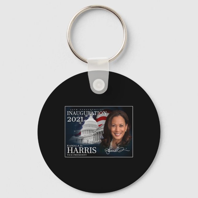 Chaveiro Celebração da posse presidencial de Harris 2021 (Frente)