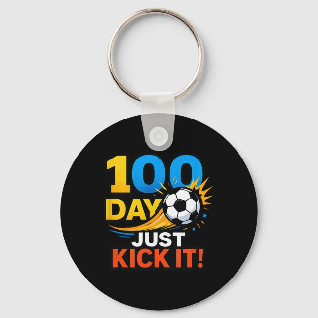 Chaveiro Celebração de 100 Dias de Só Chutar! Explosão de F (Frente)