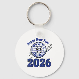Chaveiro Celebração de Ano Novo 2026 Design