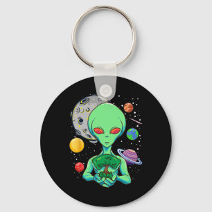 Chaveiro Celebração Do Dia Espacial Árvore Cósmica De Alien