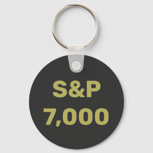 Chaveiro Celebração do Índice de Bolsas de Nível S&P 7.000