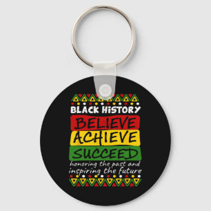 Chaveiro Celebração do Mês da História Negra Afro-Americana