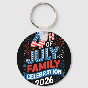 Chaveiro celebração em família do dia 4 de julho de 2026 pa