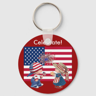 Chaveiro Celebrar bandeira americana
