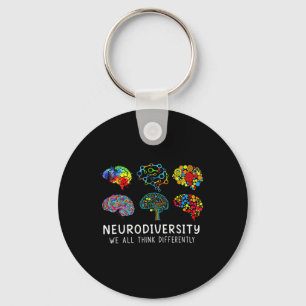 Chaveiro Celebre a Neurodiversidade Todos Pensamos Diferent