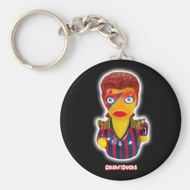 Chaveiro CelebriDucks Cadeia de Chaves de Borracha (Frente)