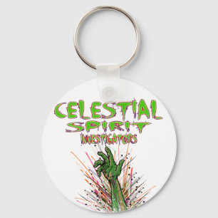 Chaveiro celestial da mão dos investigador do