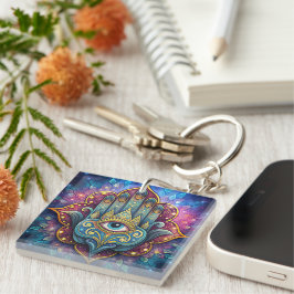 Chaveiro Celestial Hamsa
