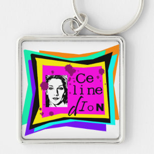 Chaveiro Celine Dion - arte pop