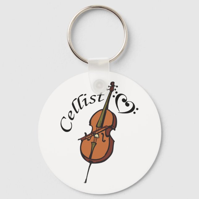 Chaveiro Cellista (Frente)