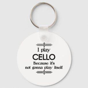 Chaveiro Cello - Toca Música Deco Engraçado