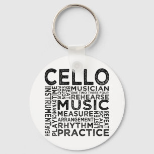 Chaveiro Cello Typografia