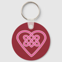 Chaveiro Celtic Heart Red