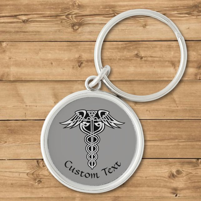 Chaveiro Celtic Knot Caduceus (Criador carregado)