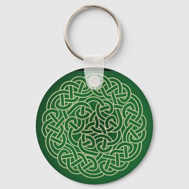 Chaveiro Celtic Knot - Coloque seu irlandês! (Frente)