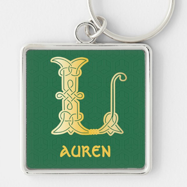 Chaveiro Celtic Knot Decorative Capital L. (Frente)