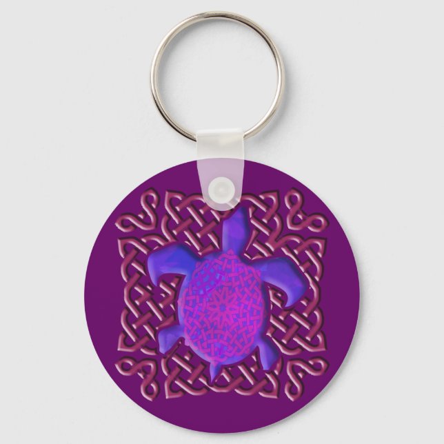 Chaveiro Celtic Knot Turtle (Frente)