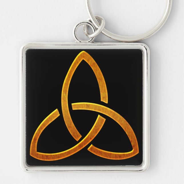 Chaveiro Celtic Ouro Trinity (Frente)