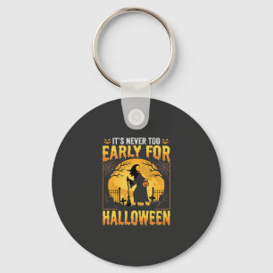 Chaveiro Cemitério de Bruxas de Halloween Antigo Design Vin