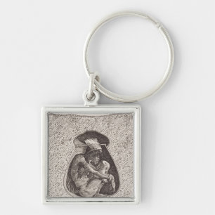 Chaveiro Cemitério indiano velho