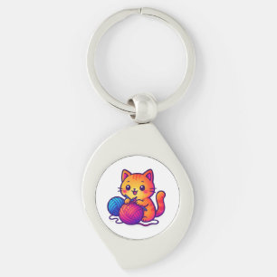 Chaveiro Cena Branca de Kawaii com Grande Tamanho