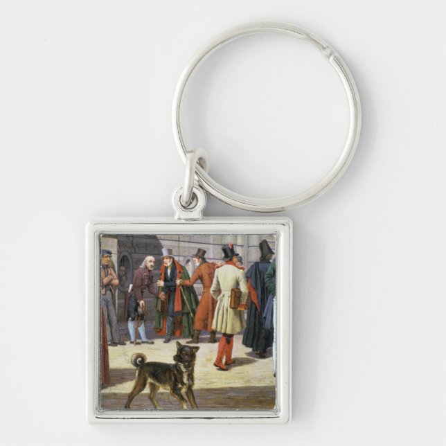 Chaveiro Cena da rua em Éstocolmo (Frente)