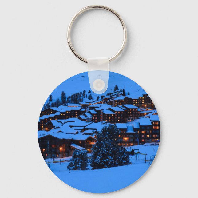 Chaveiro Cena de inverno (Frente)