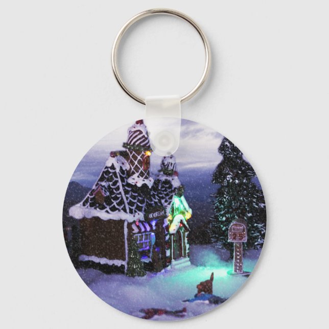 Chaveiro Cena de Neve do Winter Wonderland 2020 (Frente)