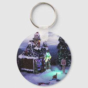 Chaveiro Cena de Neve na Wonderland de inverno de 2020