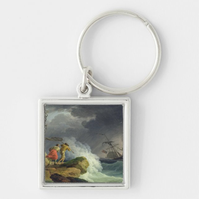 Chaveiro Cena litoral em uma tempestade, 1782 (Frente)