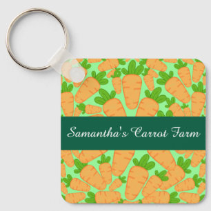 Chaveiro Cenouras Laranja E Verde
