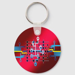 Chaveiro centro de controle de rastreamento de circuitos de