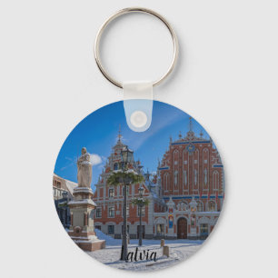 Chaveiro Centro histórico de cidades em Riga, Letónia