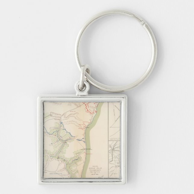 Chaveiro Cerco de Yorktown (Frente)