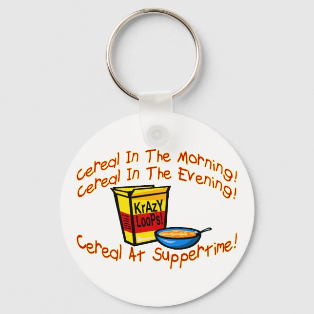 Chaveiro Cereal O Tempo Todo (Frente)