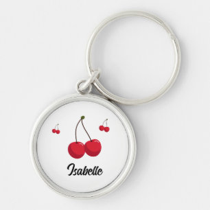 Chaveiro Cereja Vermelha Personalizada E Bonita
