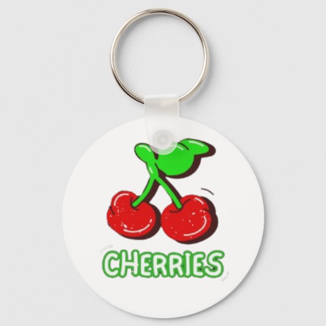 Chaveiro • Cerejas Doces Pop Art (Frente)
