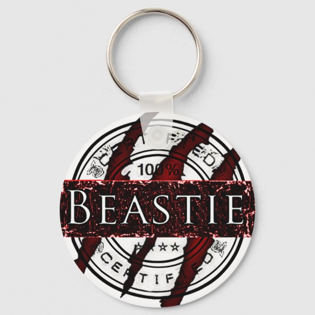 Chaveiro Certified Beastie (Frente)