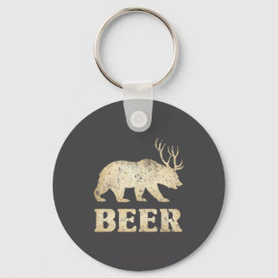 Chaveiro Cerveja Vintage Bear Deer 