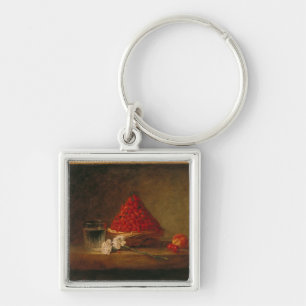 Chaveiro Cesta com morangos silvestres, c.1761