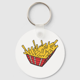 Chaveiro cesta de batatas fritas