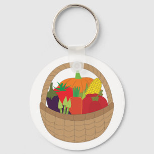 Chaveiro Cesta de Legumes