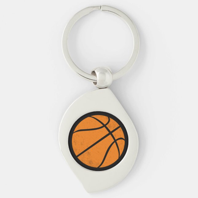 Chaveiro Cestos Clássicos de Basquete Universitário no Esti (Frente)