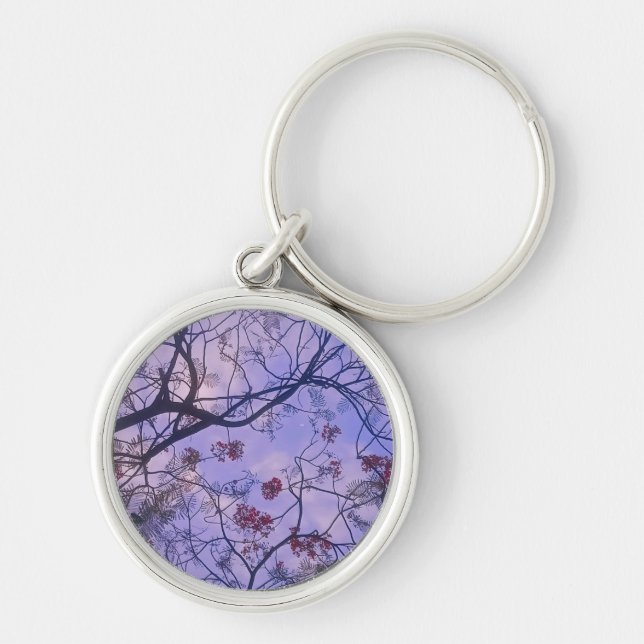 Chaveiro Céu Flor de Violeta – Pingente Estético para Dream (Frente)