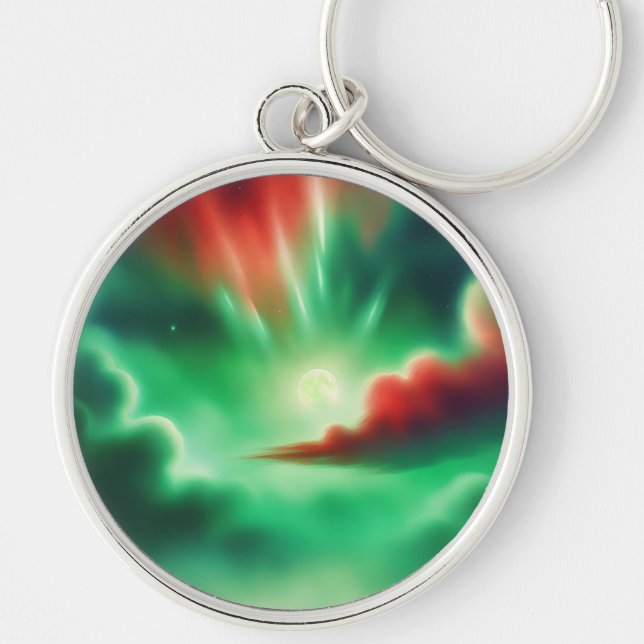 Chaveiro céu verde (Frente)